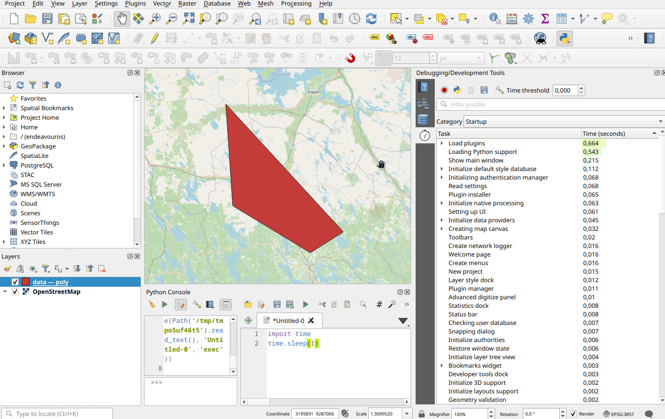 Profiling demonstration